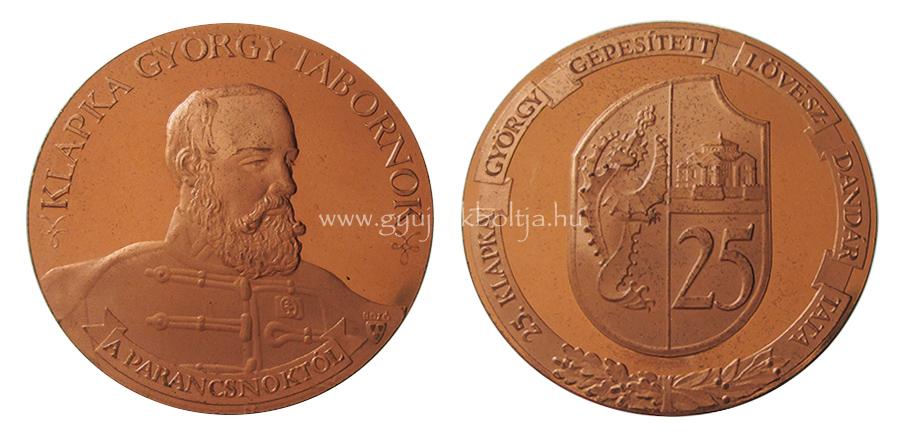 Boz Gyula: 25. Klapka Gyrgy Gpestett Lvszdandr Tata - vrsrz